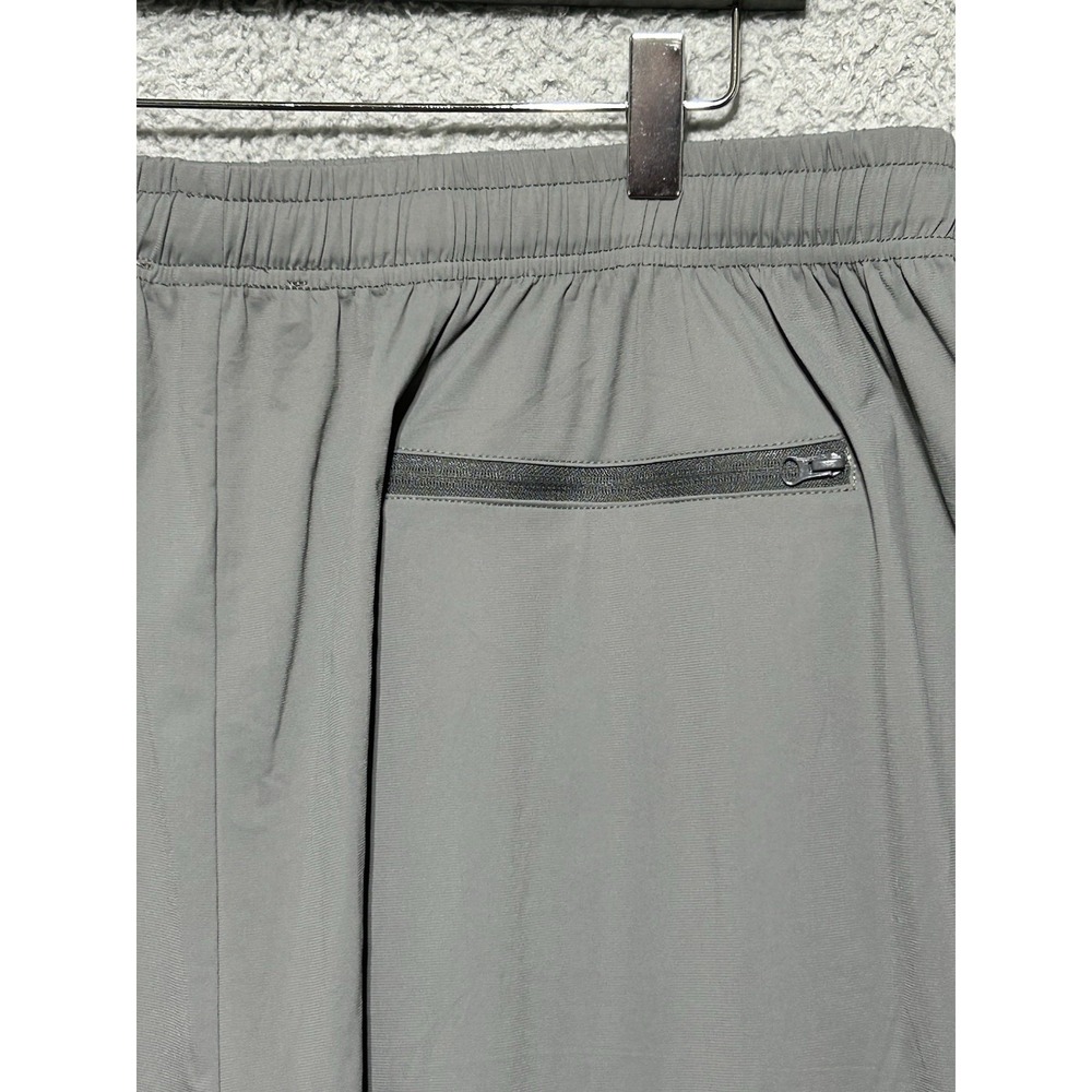 Auxo Men's Stretch Athletic Jogger Pants: Zipper Pockets, Gym, Hike, Gray XL - Picture 11 of 11